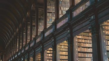 The Long Room at the Old Library, Trinity College Dublin.
